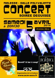 Affiche concert carnaval